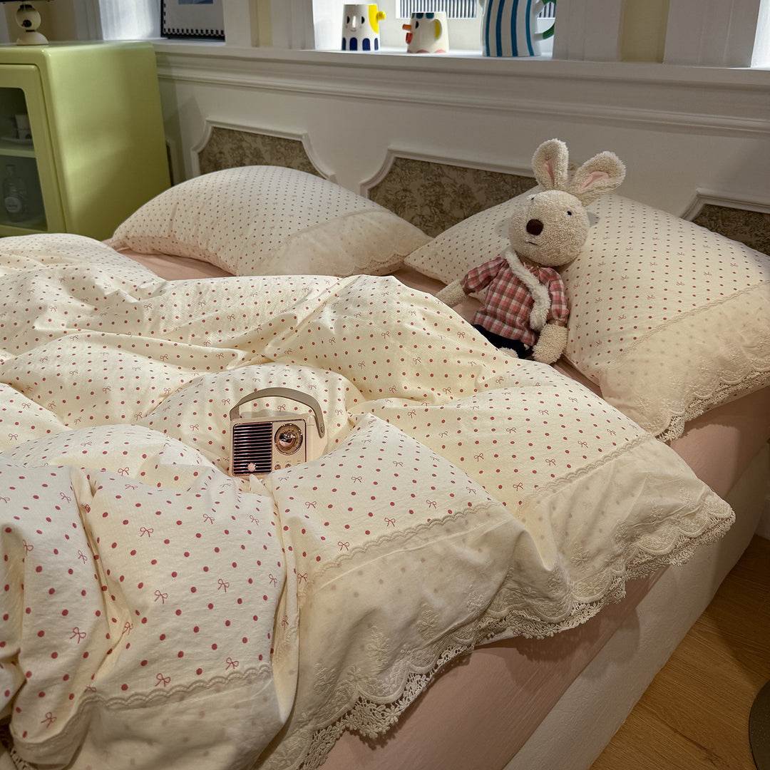 Vintage Floral Pattern Duvet Cover Set