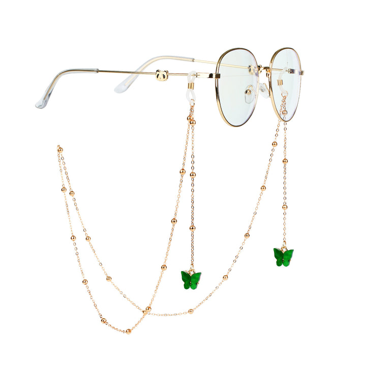 Fashionable sunglasses chains with butterfly pendants Stornfield
