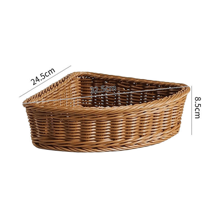 Corner Woven Storage Basket Stornfield
