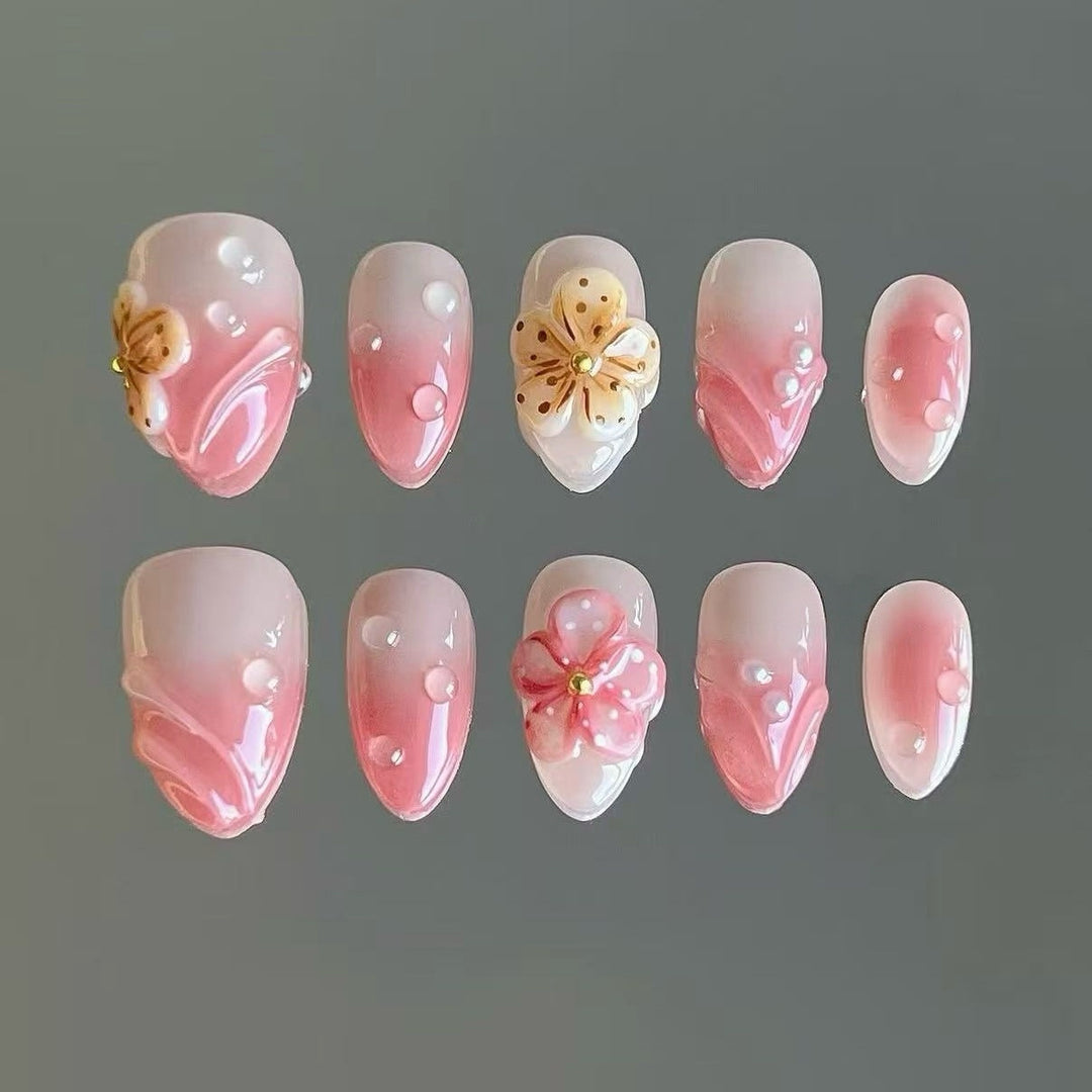 Artistic Themed Press-On Nail Set 1790745480