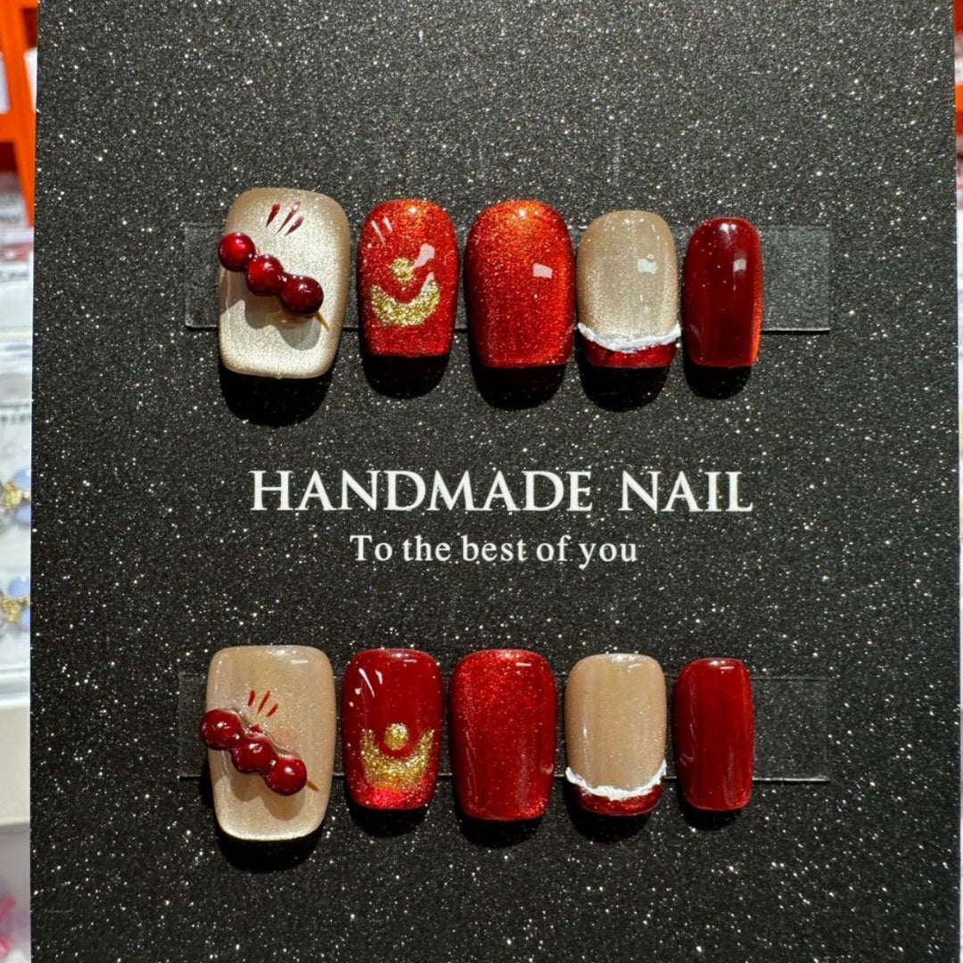 Handcrafted Decorative Press-On Nail Kit
