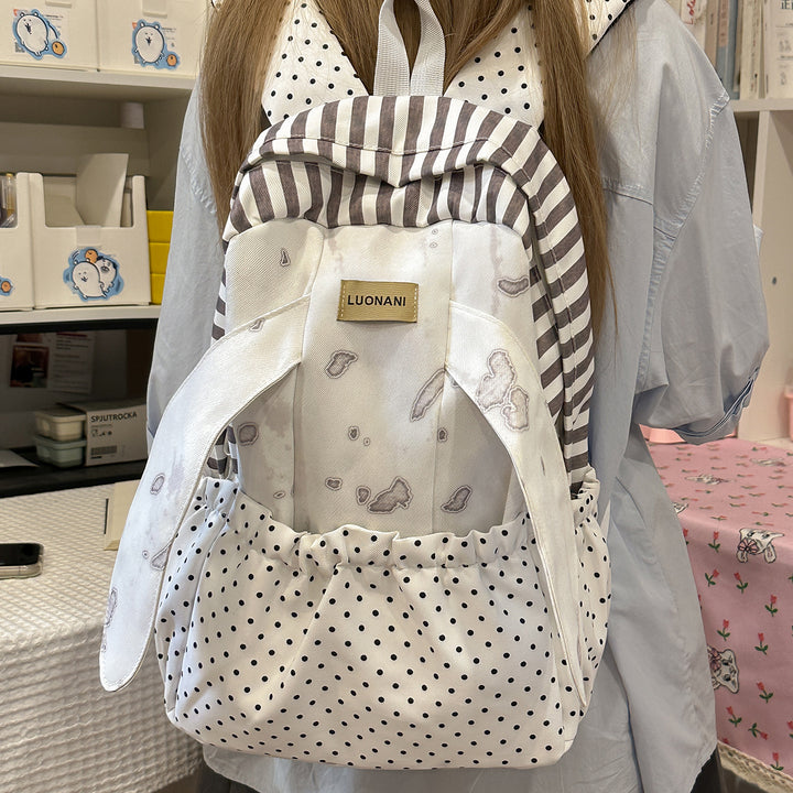 Playful Bunny-Ear Design Backpack Stornfield