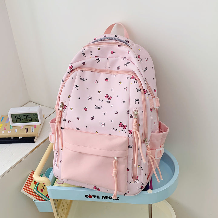 Leisure backpack with charming design and practical compartments Stornfield