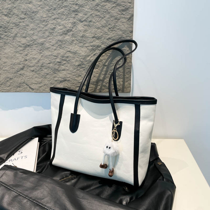 Classic Structured Canvas Tote Bag