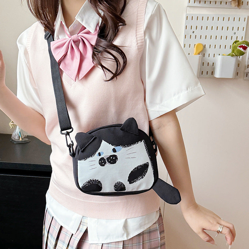 Cute Cat-Themed Crossbody Bag