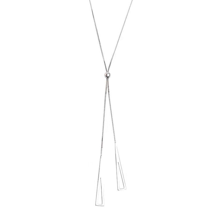 Layered Geometric Pendant Necklace Stornfield