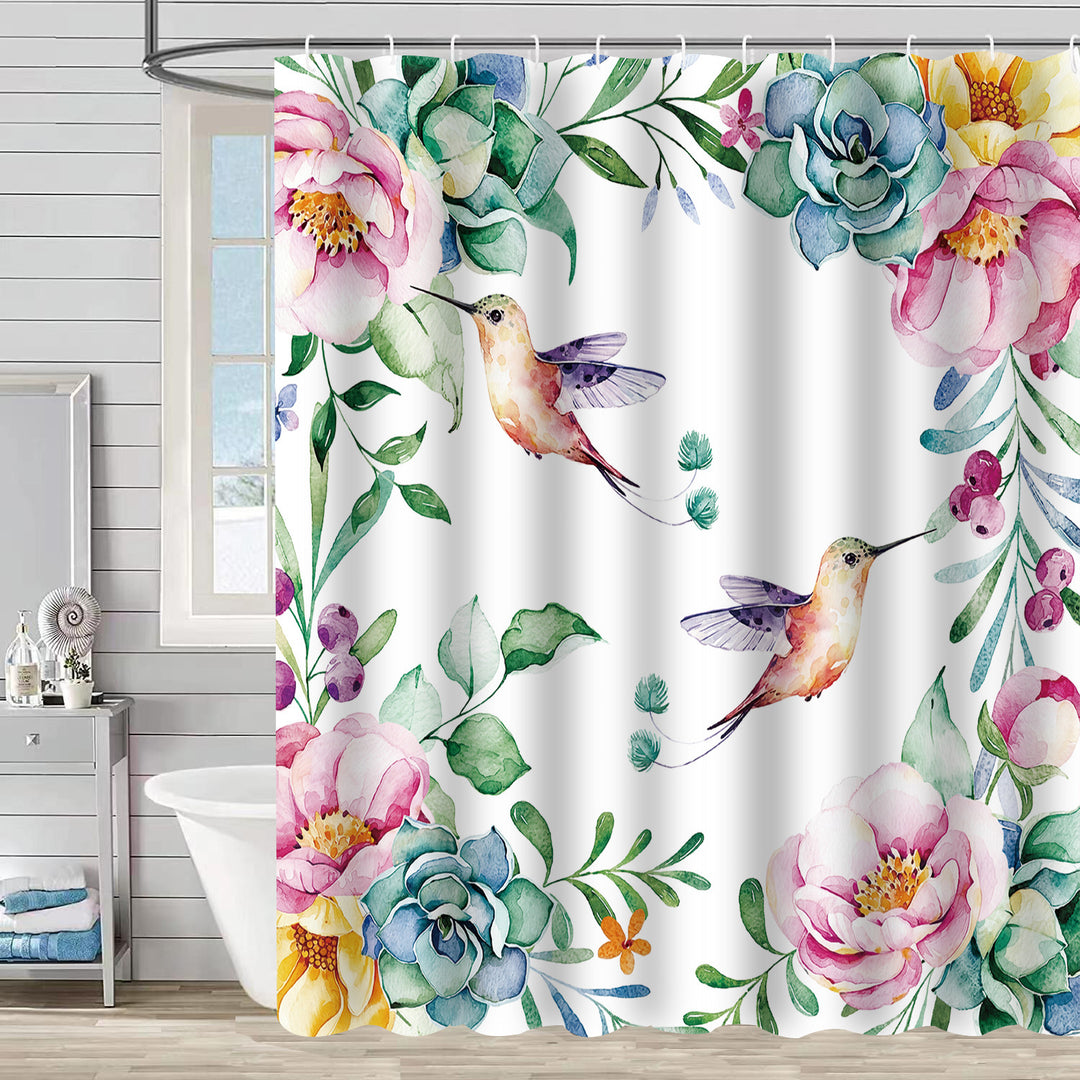 Nature-Inspired Shower Curtain Stornfield