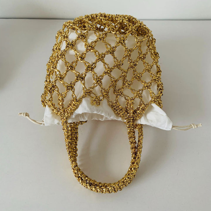 Net shopping bag with interior lining Stornfield