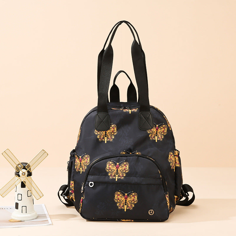 Floral Print Multi-Functional Backpack Stornfield
