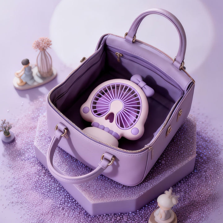 Women's Mini Table Fan in Creative Skull Design Stornfield