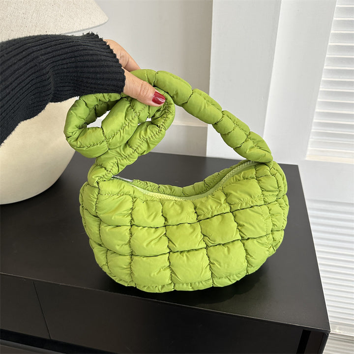 Puffer-Style Handbag