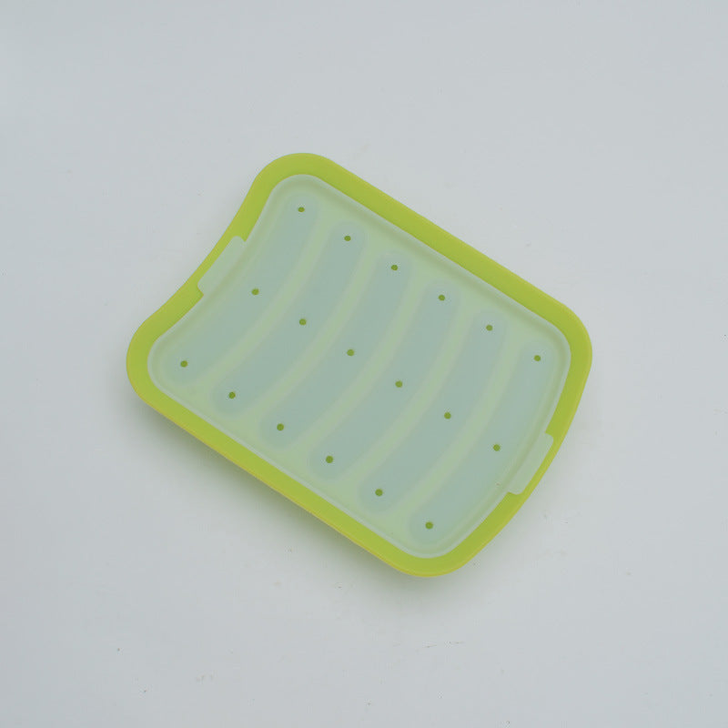 Silicone ice cube mold with integrated cooling design Stornfield