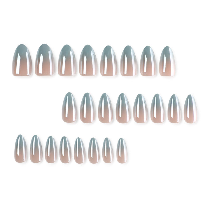 Graphic Stiletto Nails with Elegant Ombre Effect Stornfield