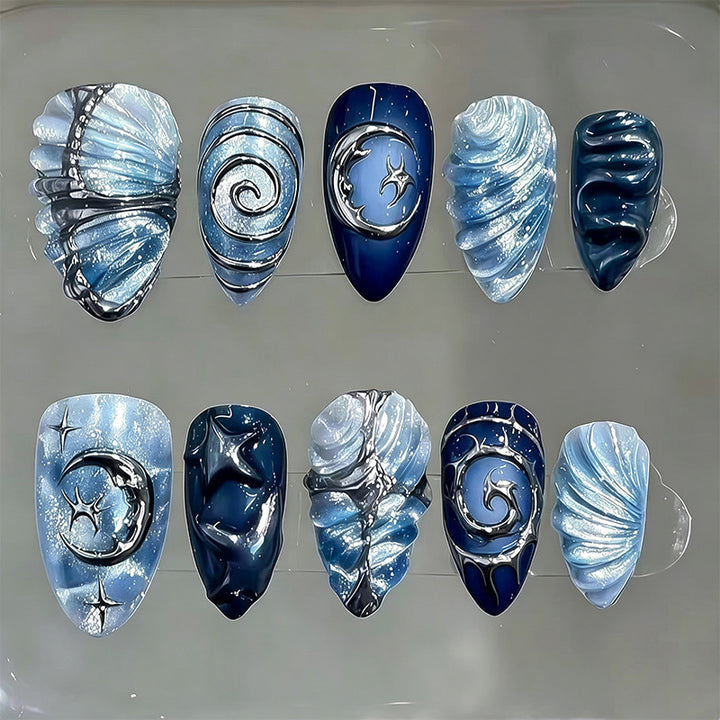 Artistic Galaxy Nail Tips Stornfield