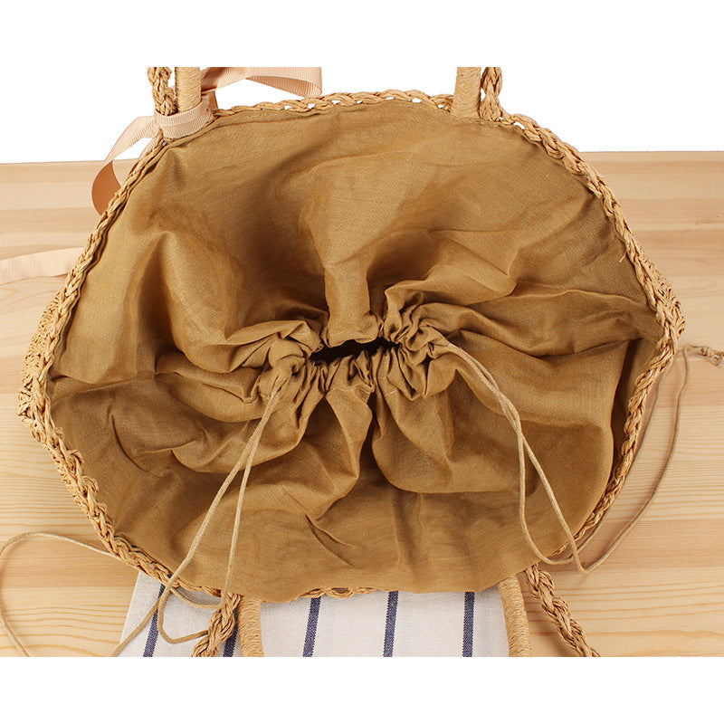 Elegant Straw Shopping Bag Stornfield