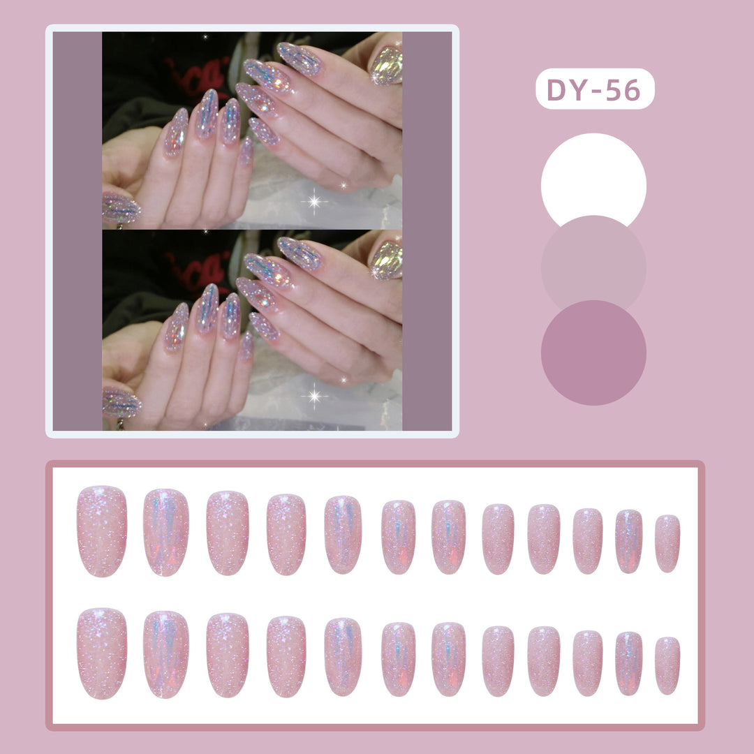 Sparkling Glittery Press-On Nail Set Stornfield 1790727491