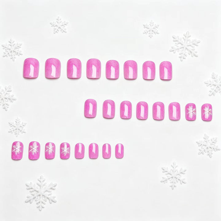 Creative Nail Art with Festive Snowflake Design Stornfield
