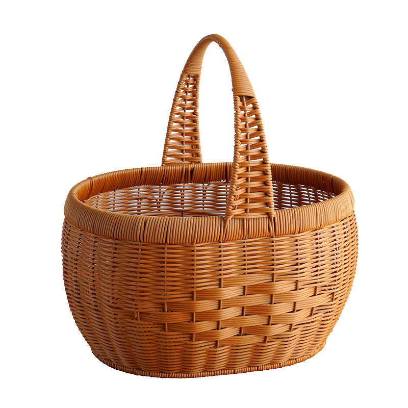 Handwoven Wicker Utility Basket Stornfield