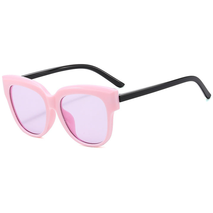 Women's fashionable cat-eye sunglasses with trendy plastic frame Stornfield