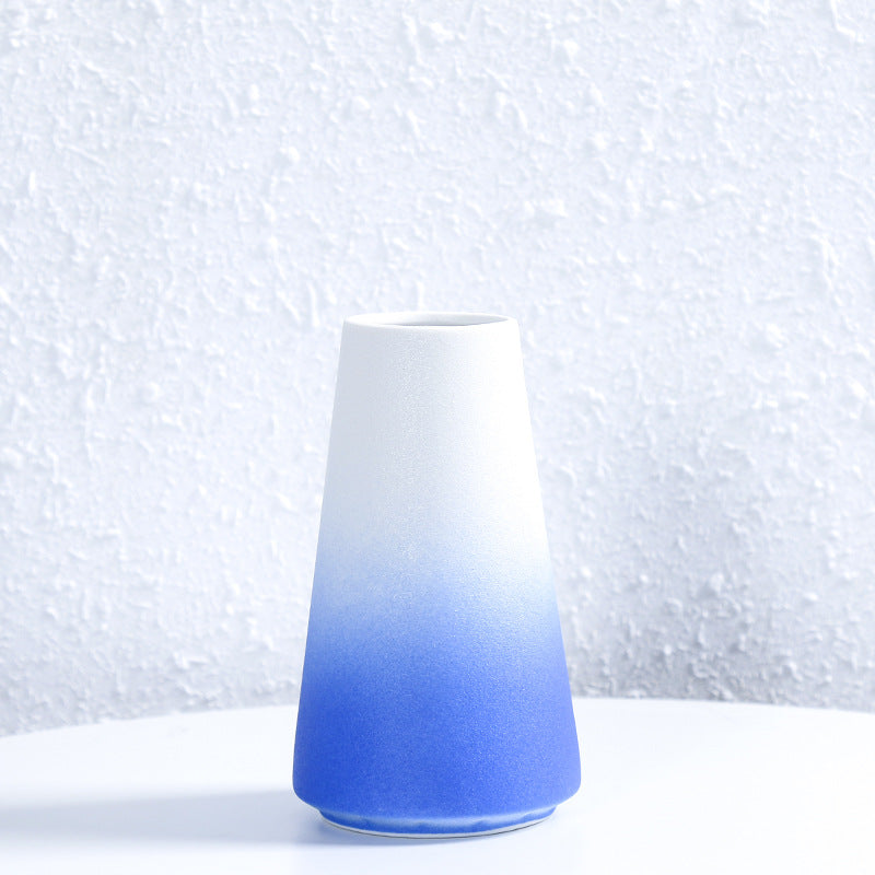 Modern Textured Ceramic Flower Vessel Stornfeild