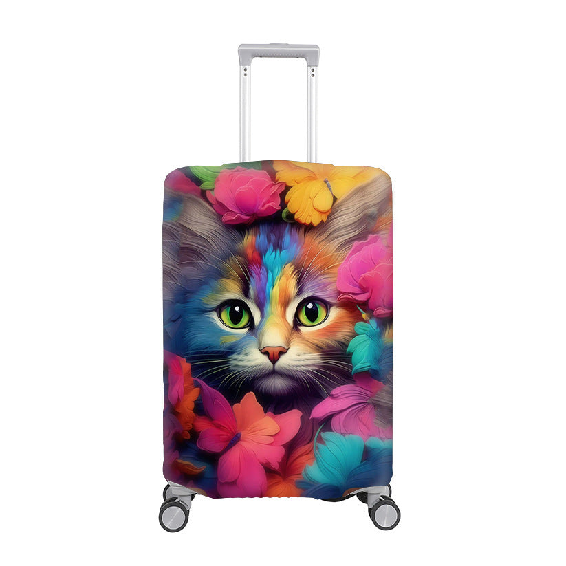 Women's suitcase cover in robust camouflage pattern Stornfield