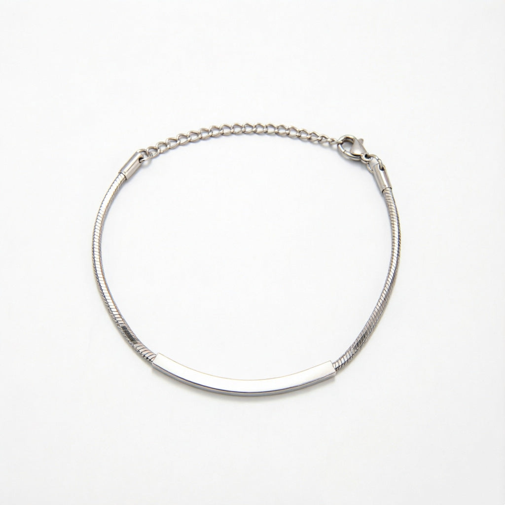 Elegant Minimalist Silver Chain Bracelet Stornfield