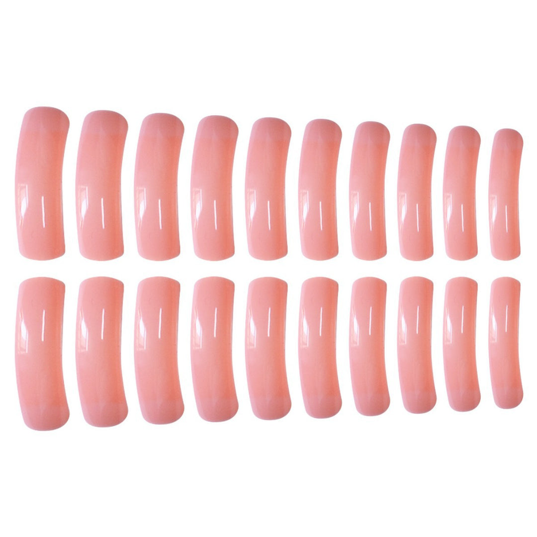 Long Glossy Press-On Nails Stornfield