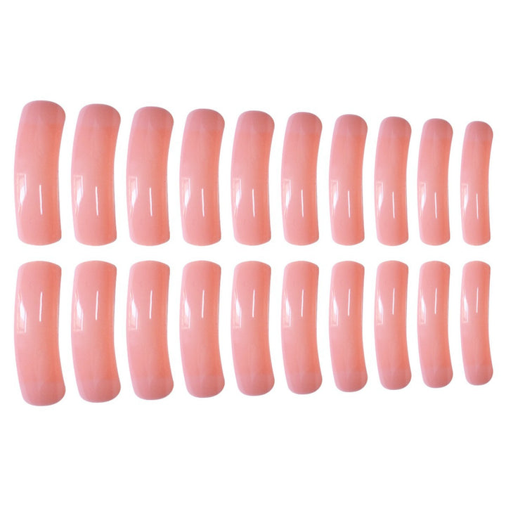 Long Glossy Press-On Nails Stornfield