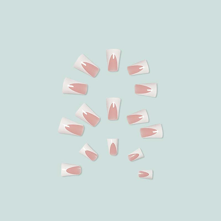 Exquisite artificial nails with modern geometric design Stornfield