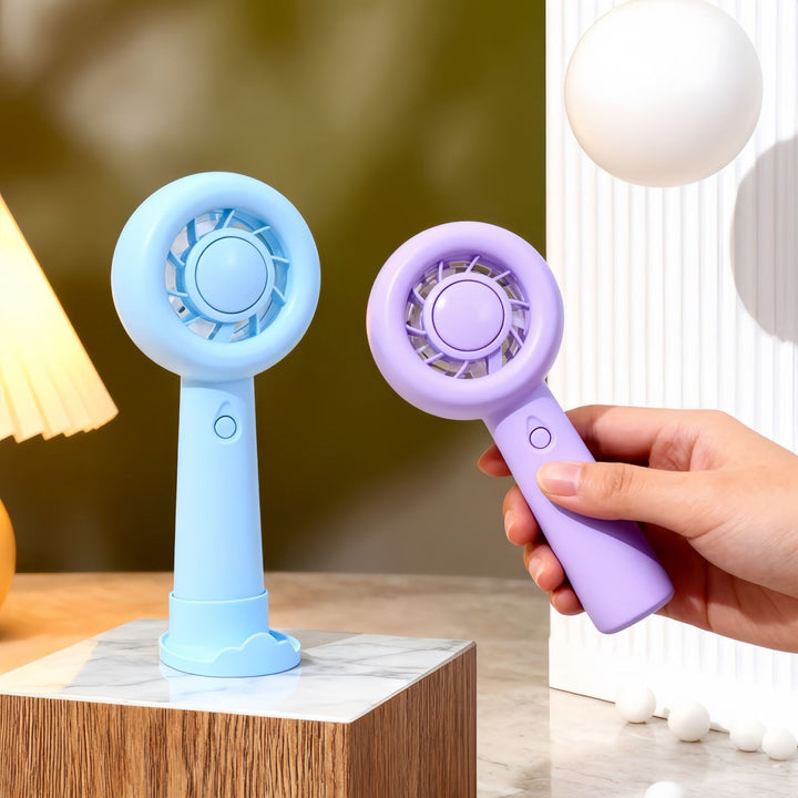 Ladies Portable Hand Fan with Ergonomic Design and USB Charging Function Stornfield