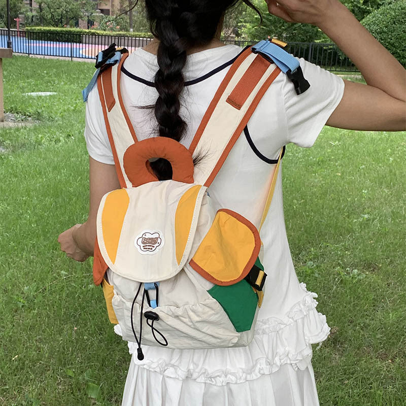 Colorful Patchwork Backpack Stornfield