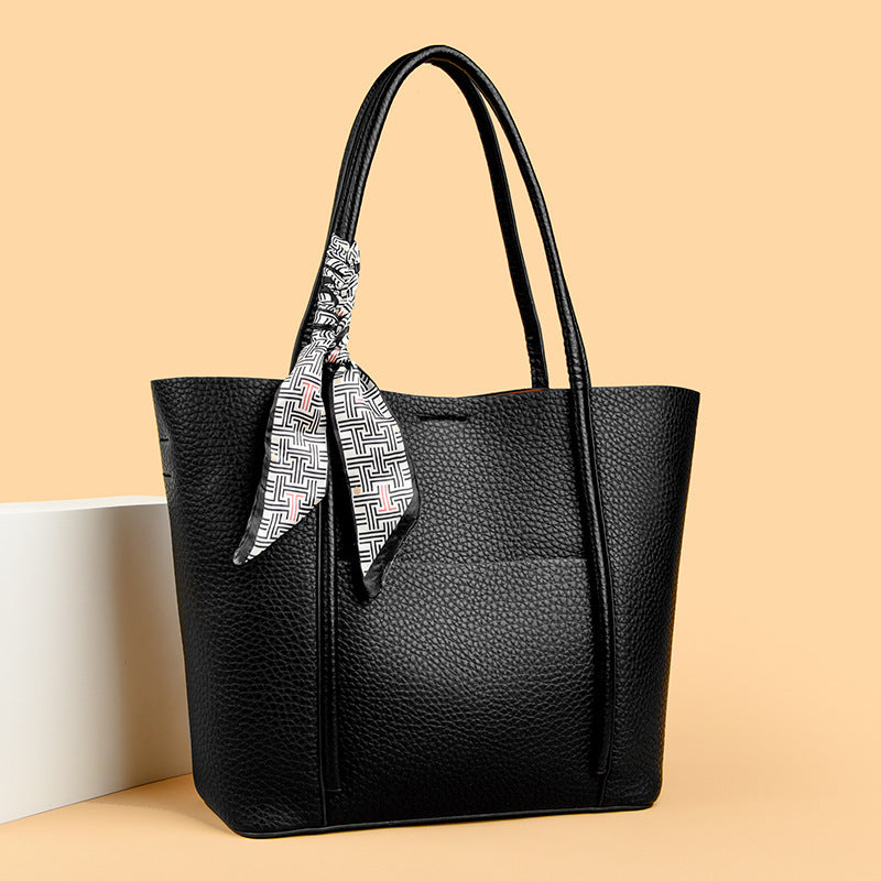 Textured Leather Tote Bag Stornfield