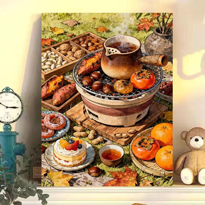 Autumn Harvest Kitchen Art Print Stornfield