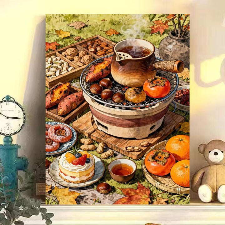 Autumn Harvest Kitchen Art Print Stornfield