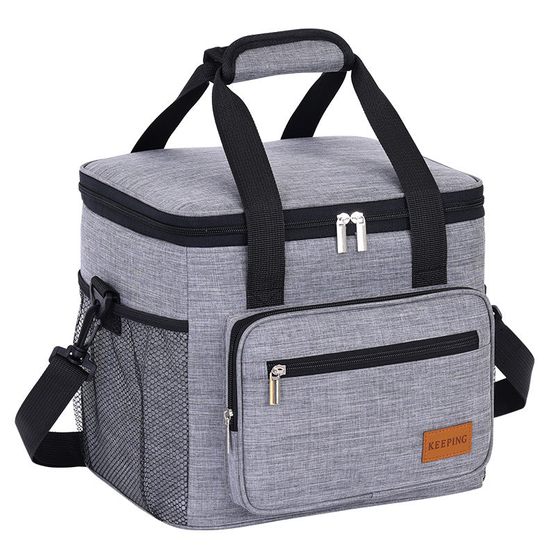 Insulated cooler bag with practical exterior pockets Stornfield