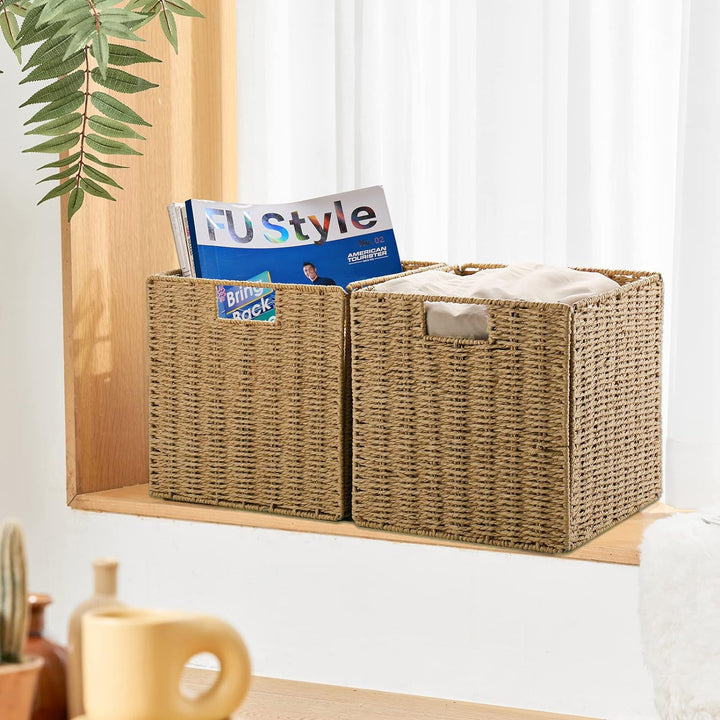 Woven Seagrass Toy Storage Container Stornfield