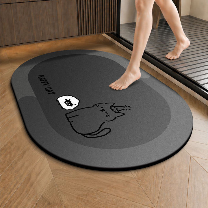 Cartoon-Themed Non-Slip Bath Rug