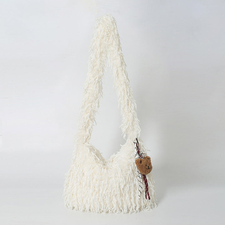 Fluffy Fringe Fashion Handbag