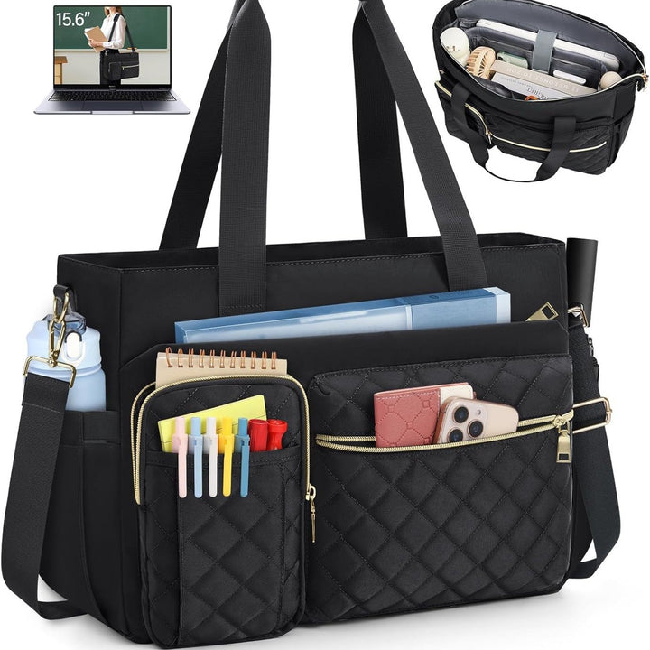 Padded Multi-functional Handbag with Organizer Stornfield