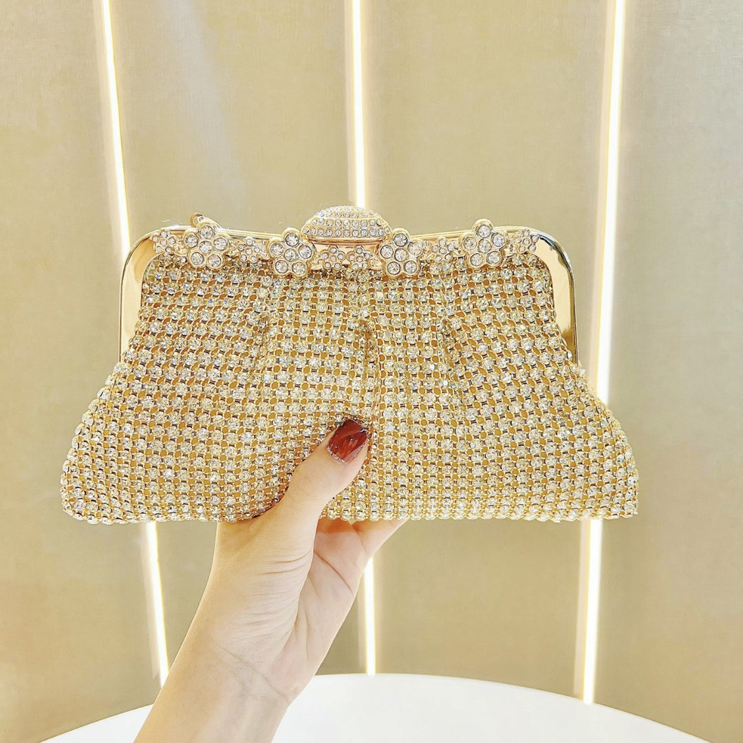 Glittering Crystal Clutch