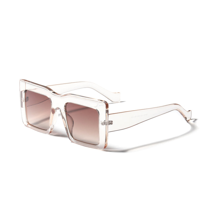 Women square sunglasses with transparent frame and UV protection Stornfield