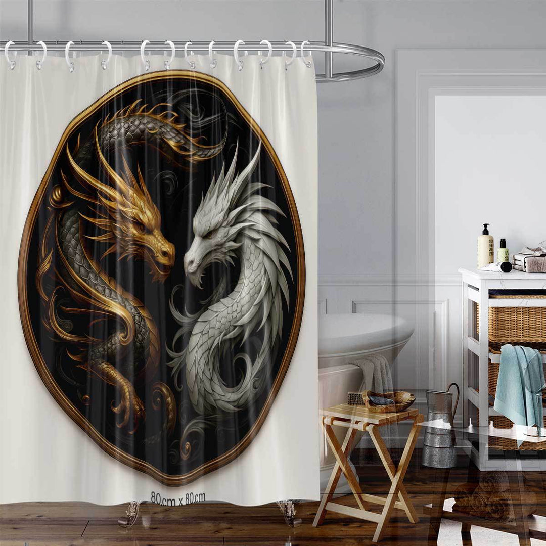 Coastal-Inspired Artistic Shower Curtain Stornfield