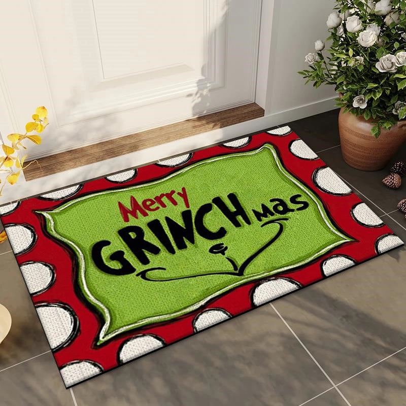 Christmas-Themed Decorative Doormat for Home