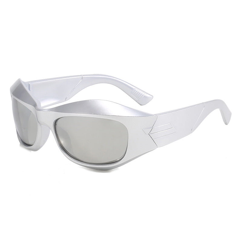 Women Retro Sunglasses in trendy Shield design Stornfield