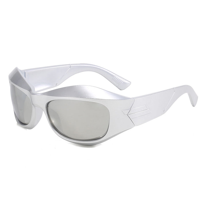 Women Retro Sunglasses in trendy Shield design Stornfield