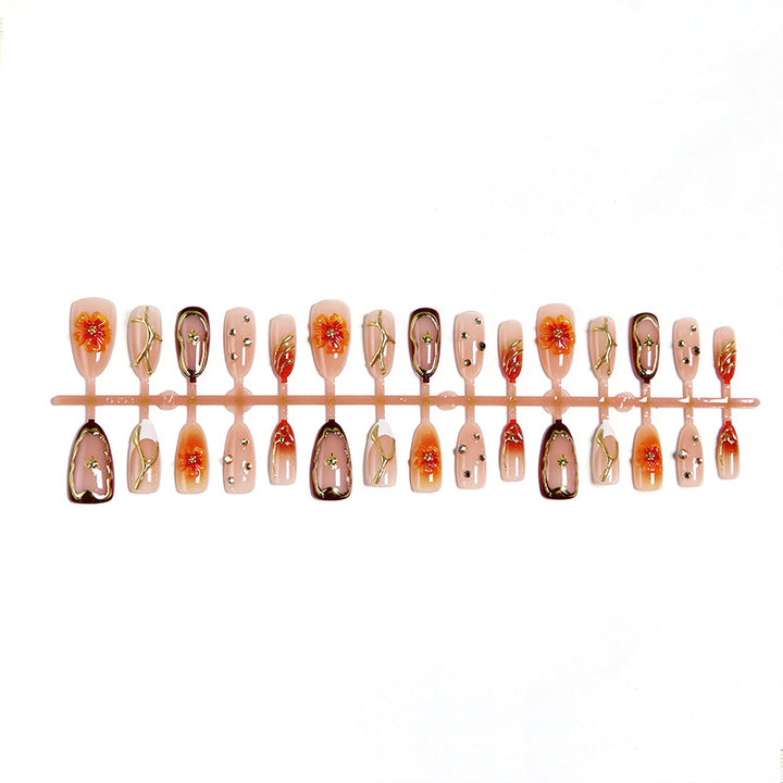 Do-it-Yourself artificial nails with floral designs Stornfield