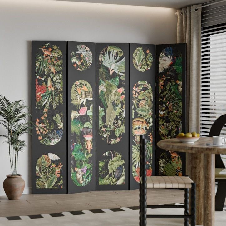 Artistic Floral Room Divider Stornfield