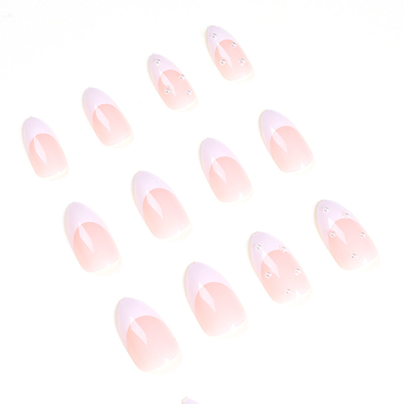 Artful acrylic nails with elegant French tip Stornfield