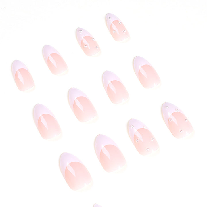 Artful acrylic nails with elegant French tip Stornfield