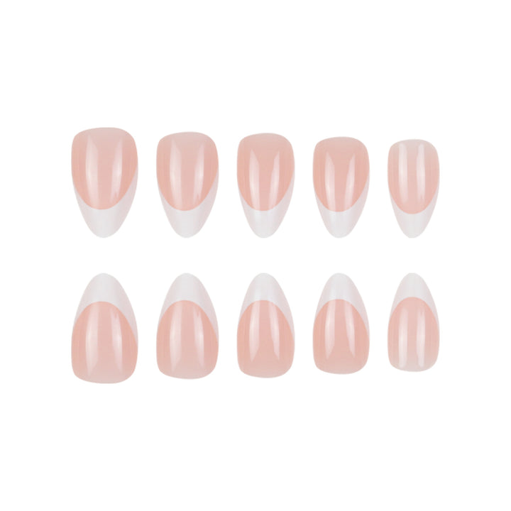 Elegant Stiletto Press-On Nails with French Tip Design Stornfield 1789085790